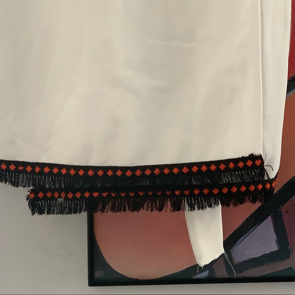 New! Zara Dress wrap around with buttons Medium - Picture 6 of 8